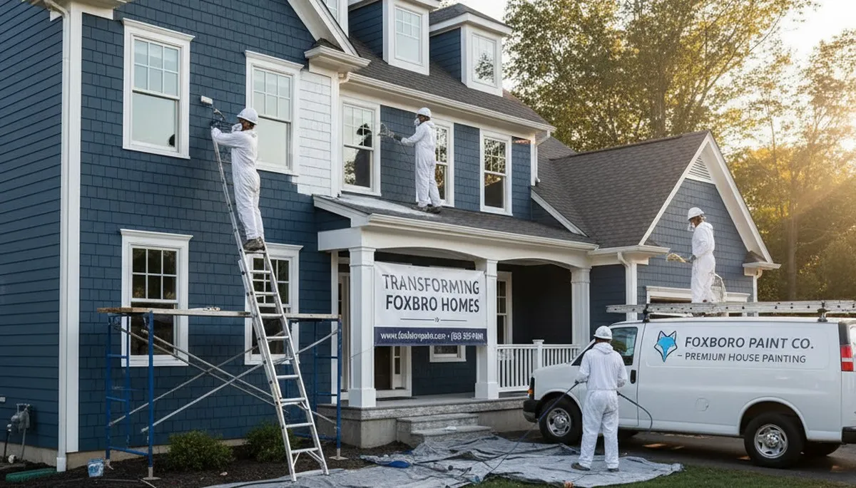 House painters serving Mansfield, MA for residential interior and exterior painting services