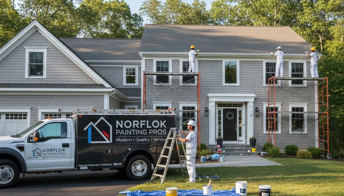 Professional house painting service in Mansfield, MA for residential interior and exterior projects