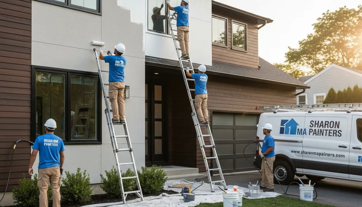 House painting service in Mansfield, MA for residential interior and exterior painting